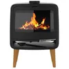 Image de Poêle à bois fonte 10kw noir Supra FR9016130B