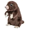 Image de Peluche Taupe Dressee hauteur 15cm