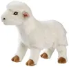 Image de Agneau blanc peluche 28cm