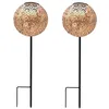 Image de 2 Balises solaires à planter AGADIR H45cm