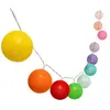 Image de Guirlande solaire MIMY COLORS 10 boules coton 3.8M