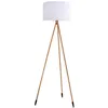 Image de Lampadaire d'extérieur sans fil TAMBOURY WOOD RGB H150cm