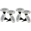 Image de 8 Balises solaires rondes DECKY D12cm 40LM