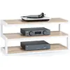 Image de NorStone, Meuble TV, ESSE-AV/WHOAK (110 x 40 x 54.90 cm)