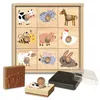 Image de Coffret Tampons Les animaux de la ferme - Etui