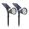Image de Pack de 2 Spots lumineux solaire Lumisky Spiky W34 LED Blanc froid 34 cm
