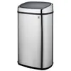 Image de Poubelle push inox CITY argent 58L