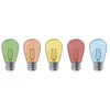 Image de Lot de 5 ampoules multicolores PARTY BULB E27 1W