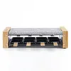 Image de Raclette H.Koenig WOD8 et Pierre à cuire 1200 W Gris et Beige
