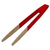 Image de Pince à toast Pebbly Natural 24 cm Rouge