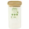 Image de Boîte alimentaire verre et bambou 1.4L - Pebbly - Transparent - Verre