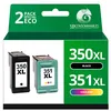 Image de Pack compatible avec HP 350XL 351XL noir et couleur