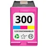 Image de 123CONSOMMABLES - 300 - Cartouches d'encre Compatible avec HP 300 pour HP Photosmart C4780 C4680 HP Deskjet F4580 F2480 F2420 F4224 F4280 D1660 D5560 (Couleur)