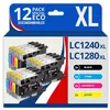 Image de 123CONSOMMABLES - LC1220/LC1240/LC1280 - Cartouches encre Compatible avec Brother DCP-J725DW DCP-J925DW MFC-J430 MFC-J5910DW MFC-J625DW MFC-J6510DW MFC-J6910DW (pack de 12)
