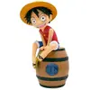 Image de Teknofun, Réveil, ONE PIECE - Luffy sur Tonneau - Réveil Lumineux LED - 17 cm