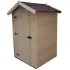 Image de Abri en panneau avec plancher 2.03 m2 bois massif Habrita ed 1212.01