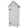 Image de Armoire cabine de rangement 0.41m² blanc Habrita arm0805w