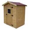 Image de Abri en panneaux avec plancher 2.61 m2 bois naturel Habrita ed 1612.01