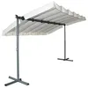 Image de Pergola marquise 3.60x2.50m gris anthracite Habrita per2535m