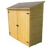 Image de Abri mural 1m² bois naturel Habrita ed1708e