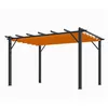 Image de Pergola aluminium 12 m2 gris anthracite Habrita per 4030 gr