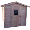 Image de Abri de jardin 4.28m² bois naturel Habrita du2020.02n