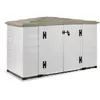 Image de Coffre de jardin résine 1930l beige/marron Habrita box evo 200
