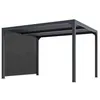 Image de Pergola bioclimatique 10.8m² gris anthracite Habrita per3630rbi