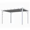Image de Pergola aluminium 12 m2 blanc Habrita per 4030 wg