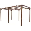 Image de Pergola sans plancher 14,80 m² bois traité Habrita th 3050