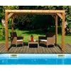 Image de Abri de jardin 10.67m² bois traité Habrita tho3531t