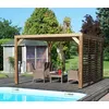 Image de Pergola 10.67m² bois traité Habrita tho3531vt