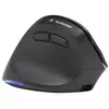 Image de Souris Ergonomique Sans Fil - Bluestork - Ergo Lumi - 6 Boutons - Rétroéclairée - Noir