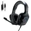 Image de casque gamer filaire - the g-lab - korp cobalt 7.1 - son 7.1 surround - usb - rgb