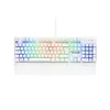 Image de Clavier Gaming The G-LAB KEYZ Rubidium - Red Switch AZERTY Mécanique Blanc
