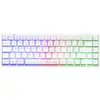 Image de Clavier gaming - THE G-LAB Keyz Hydrogen WL - Blanc - Filaire/Sans fil - Rétroéclairage arc-en-ciel