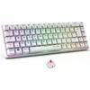 Image de The G-Lab Clavier Gamer mécanique sans fil Keyz Titanium TKL RGB (Blanc) (FR, Sans fil), Clavier, Blanc