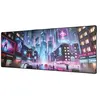 Image de The G-Lab Egérpad - PAD CYBERCITY (900x400x4mm, vízálló, fekete), Tapis de souris, Noir