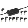 Image de Bluestork Chargeur universel compatible pour ordinateur portable 65W, Alimentation pour notebook, Noir