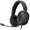 Image de The G-Lab Casque G-Lab Mercury   Avec microphone   Prise jack 3,5 mm   Éclairage RVB   Noir (Filaire), Casque gaming, Noir