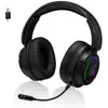Image de The G-Lab KORP-IRIDIUM - Sans fil 2.4Ghz & Bluetooth - RGB (20 h, Filaire, Sans fil), Écouteurs, Noir