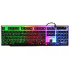 Image de Clavier Gaming filaire rétroéclairé The G-Lab Neon Noir