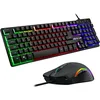 Image de Pack Combo Gaming GLAB Krypton - Clavier + Souris - Performant - Esport - Noir