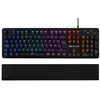 Image de Clavier Gaming filaire rétroéclairé The G-Lab Keyz Carbone Noir