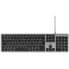 Image de Clavier Filaire - KB Mac - Azerty - Compatible Mac - Noir