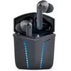 Image de THE G-LAB Korp KRYPTON Écouteurs Bluetooth 5.0 Sans Fil Gaming, Latence Ultra-faible, 2 Micros Intégrés, Étui de Charge Rapide, Autonomie 15H, Compatible iPhone/Android/iPad/PC - NOUVEAU 2022 (Noir)