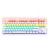 Image de Clavier gaming mécanique avec fil Azerty The G-Lab Keyz Mercury TKL Blanc