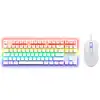 Image de Ensemble clavier et souris Gamer - The G-Lab Combo Mercury - Blanc