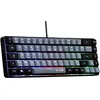Image de Clavier gaming filaire Azerty The G-Lab Keyz Hydrogen GRB Gris et Noir