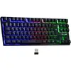 Image de Clavier Gamer - The G-Lab Keyz Caesium TKL Wireless - Noir - Rétroéclairé - Membrane